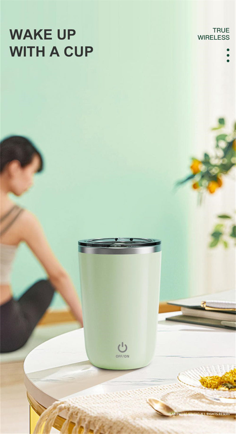 Automatic Self Stirring stainless steel mug
