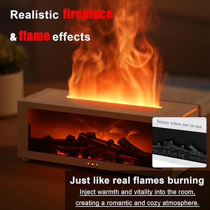 Flame Fireplace Aroma Diffuse