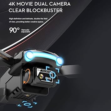 Camara Drone Plane (Dual Camera)